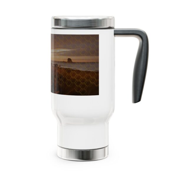 Stainless Steel Travel Mug with Handle, 14oz - Image 4