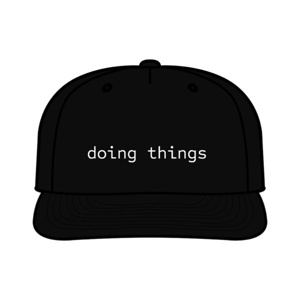 Stylish Surf Cap - 'Doing Things' Motivational Hat for Beach Lovers - Image 5