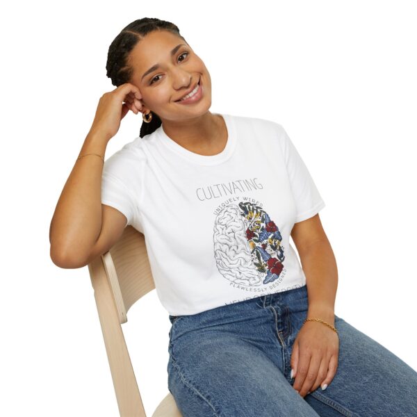 Cultivating Neurodiversity Unisex Softstyle T-Shirt - Celebrate Diversity with Comfort - Image 3