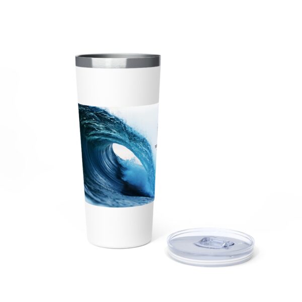 Ocean Waves Stainless Steel Tumbler - 22oz Insulated Travel Cup for Beach Lovers