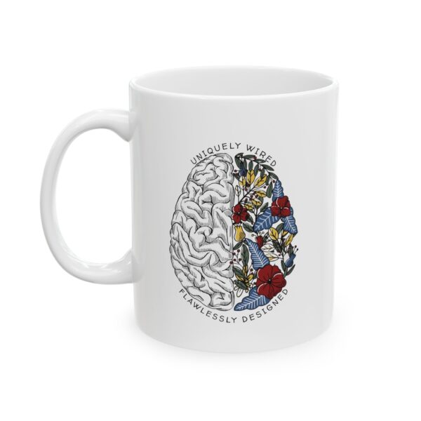 Creative Brain Design Ceramic Mug - Perfect Gift for Students & Creatives (11oz, 15oz)