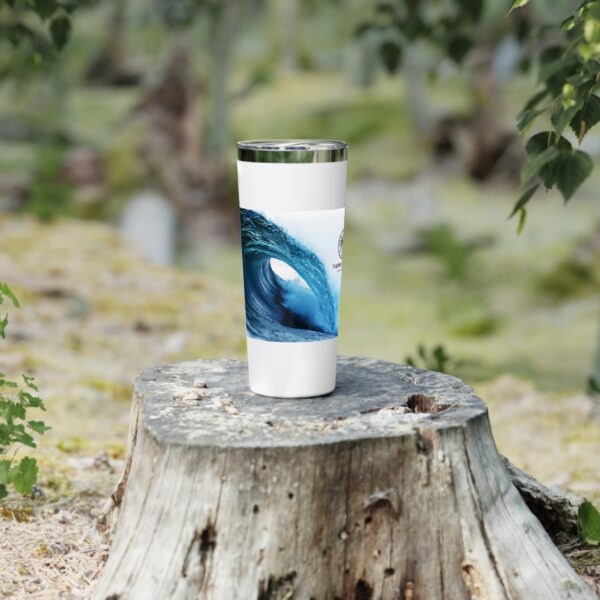 Ocean Waves Stainless Steel Tumbler - 22oz Insulated Travel Cup for Beach Lovers - Image 4