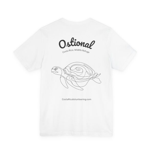 Costa Rica Volunteering Volunteer - One line Turtle (T-Shirt)